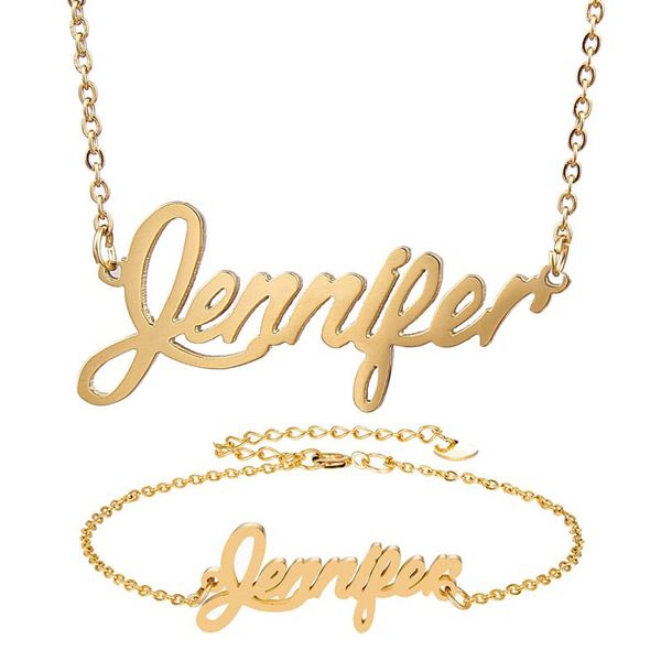 earrings & necklace fashion stainless steel name bracelet set " script letter gold choker chain pendant nameplate gift, Silver
earrings & necklace fashion stainless steel name bracelet set " script letter gold choker chain pendant nameplate gift, Silver