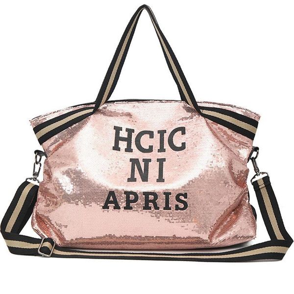 women reversible sequins leather pu gym bag for fitness sports bag shoulder crossbody tote travel duffel handbag
women reversible sequins leather pu gym bag for fitness sports bag shoulder crossbody tote travel duffel handbag