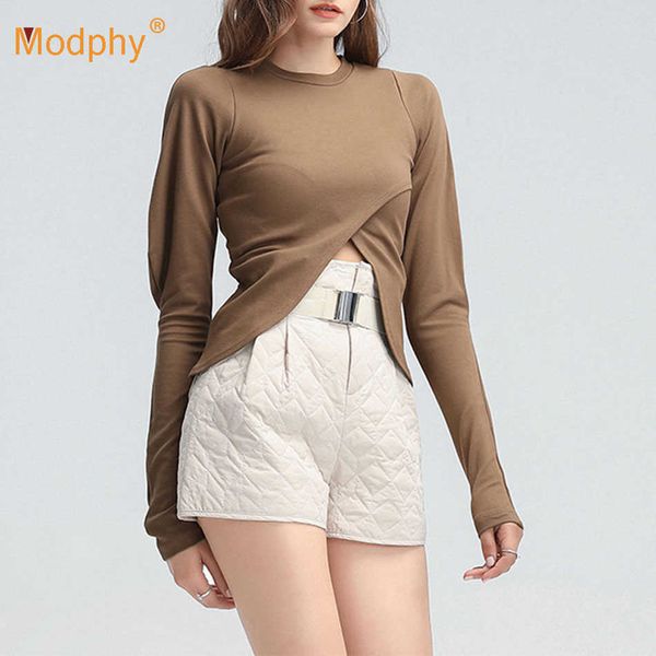 fall fashion leaky navel women's o-neck bubble long sleeve irregular crossover design celebrity party 210527, White
fall fashion leaky navel women's o-neck bubble long sleeve irregular crossover design celebrity party 210527, White