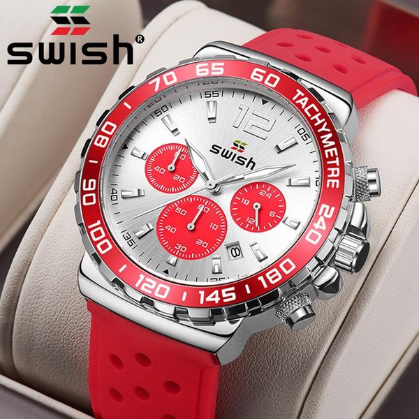 wristwatches swish silicone quartz red watches men sport wrist men's watch male chronograph clock reloj hombre 2021, Slivery;brown
wristwatches swish silicone quartz red watches men sport wrist men's watch male chronograph clock reloj hombre 2021, Slivery;brown