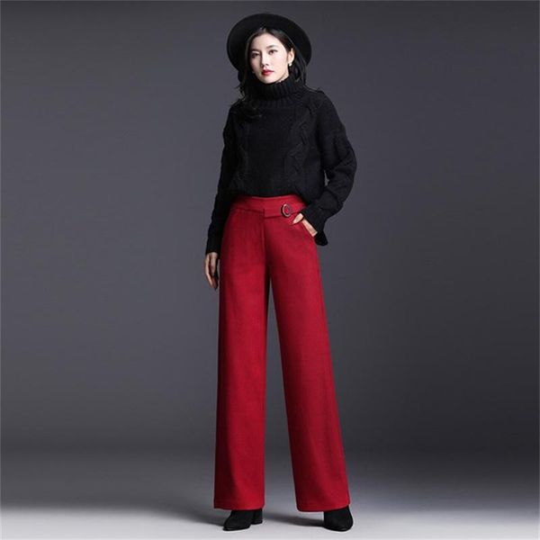 women's pants & capris 2021 autumn and winter striped wide leg casual high waist trousers, Black;white
women's pants & capris 2021 autumn and winter striped wide leg casual high waist trousers, Black;white
