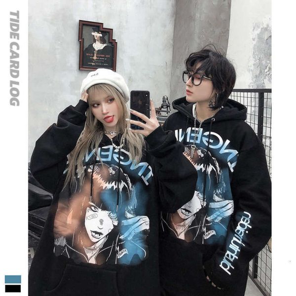 autumn and winter new thickened sweater printing two-dimensional empty girl animation loose lazy high street dark long sleeves, Black
autumn and winter new thickened sweater printing two-dimensional empty girl animation loose lazy high street dark long sleeves, Black