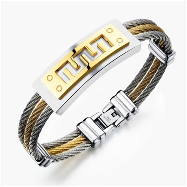 bangles bracelets fashion korean bracelet creative sports leisure titanium steel men's headwear gh784, Black
bangles bracelets fashion korean bracelet creative sports leisure titanium steel men's headwear gh784, Black