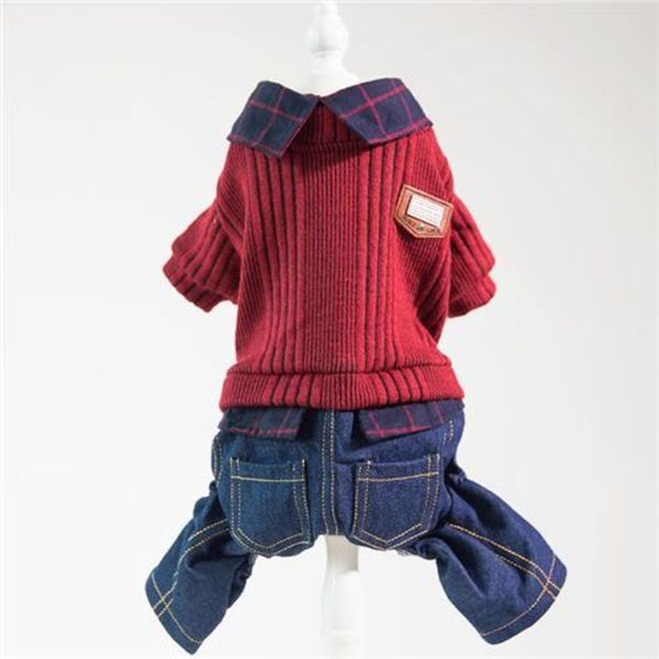 dog apparel cat puppy jacket shirt pants autumn and winter clothes denim boy sweater jumpsuit plaid fake two-piece suit
dog apparel cat puppy jacket shirt pants autumn and winter clothes denim boy sweater jumpsuit plaid fake two-piece suit