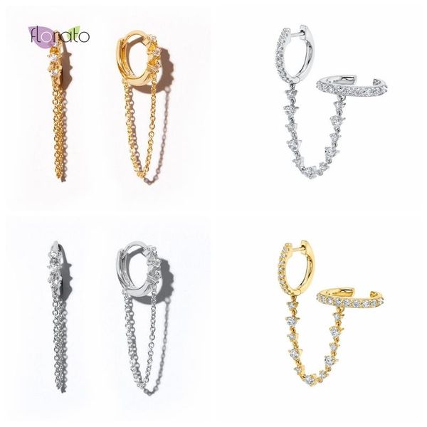 hoop & huggie 925 sterling silver ear needle chain pendant 1pc earrings plus clips exquisite jewelry for women birthday gifts, Golden;silver
hoop & huggie 925 sterling silver ear needle chain pendant 1pc earrings plus clips exquisite jewelry for women birthday gifts, Golden;silver