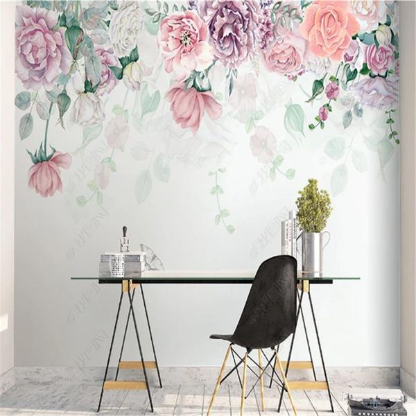wallpapers nordic watercolor pastoral leaf flower mural wallpaper for living room painting bedroom background wall paper home decor
wallpapers nordic watercolor pastoral leaf flower mural wallpaper for living room painting bedroom background wall paper home decor