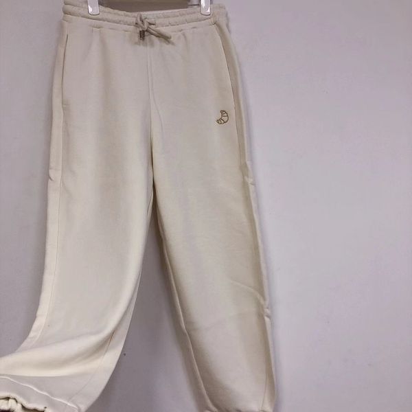 2021 new women casual long pants croissant embroidered elastic waist lace-up sport trousers with pockets 0rbi, Black;white
2021 new women casual long pants croissant embroidered elastic waist lace-up sport trousers with pockets 0rbi, Black;white