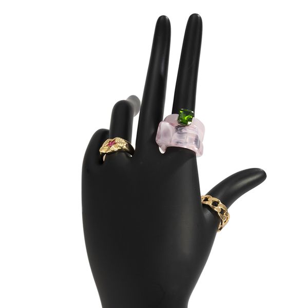 micro inlaid rhinestone macaron color acrylic bank rings retro simple style ethnic index resin irregular star metal tail joint ring finger r, Silver
micro inlaid rhinestone macaron color acrylic bank rings retro simple style ethnic index resin irregular star metal tail joint ring finger r, Silver