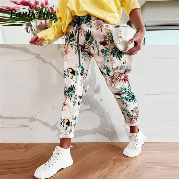 elegant lace up elastic waist women capri sport trousers spring summer vintage floral print long pants female loose casual sweatpants, Black;white
elegant lace up elastic waist women capri sport trousers spring summer vintage floral print long pants female loose casual sweatpants, Black;white