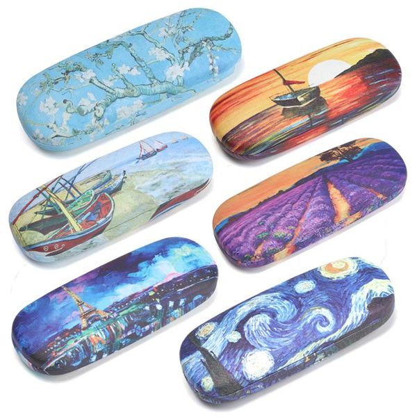 sunglasses frames 1pc oil painting glasses case box women hard leather reading men retro floral print eyewear protector, Silver
sunglasses frames 1pc oil painting glasses case box women hard leather reading men retro floral print eyewear protector, Silver