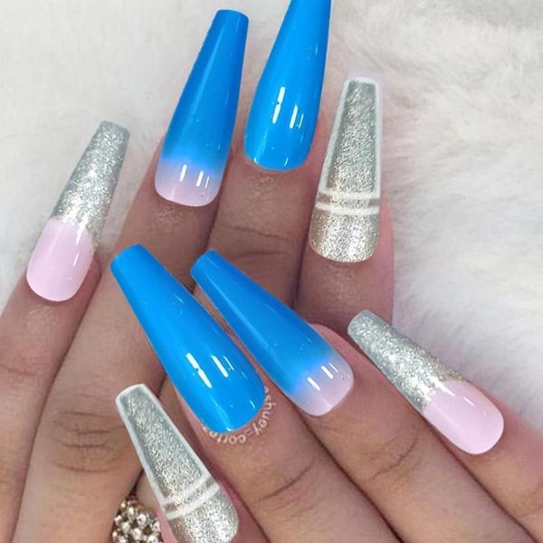 false nails 24pcs/set long stiletto fake blue pink matte tools full manicure tips nail artificial r6y3, Red;gold
false nails 24pcs/set long stiletto fake blue pink matte tools full manicure tips nail artificial r6y3, Red;gold
