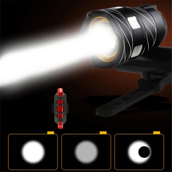 bike lights usb rechargeable t6 led bicycle light front and tail combination built-in battery 3000mah 3.7v ip-65 #4d18
bike lights usb rechargeable t6 led bicycle light front and tail combination built-in battery 3000mah 3.7v ip-65 #4d18