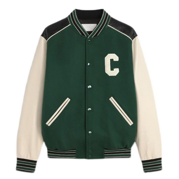 high street casual jacket men leather patchwork c big letter baseball jackets harajuku stand collar bomber jacket couple coat, Black;brown
high street casual jacket men leather patchwork c big letter baseball jackets harajuku stand collar bomber jacket couple coat, Black;brown