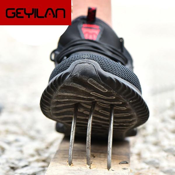 boots outdoor anti-slip steel puncture proof construction safety men toe breathable work sneaker light shoes, Black
boots outdoor anti-slip steel puncture proof construction safety men toe breathable work sneaker light shoes, Black