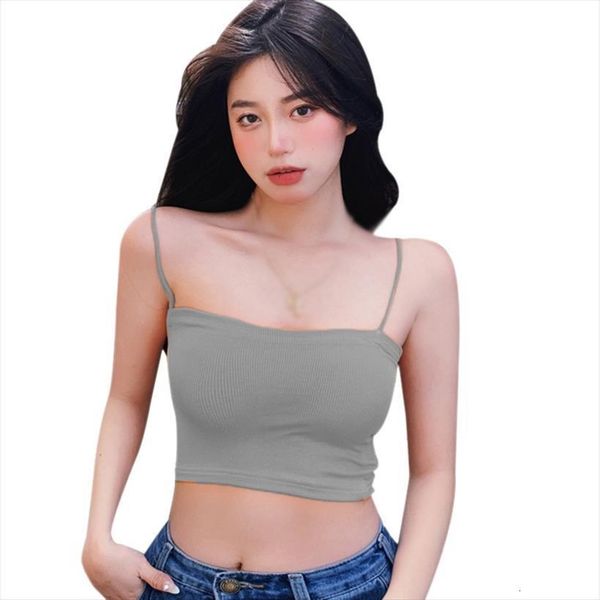 cotton thin strap sling womens tank solid color slim slings beauty comfortable tube camisole crop, White
cotton thin strap sling womens tank solid color slim slings beauty comfortable tube camisole crop, White