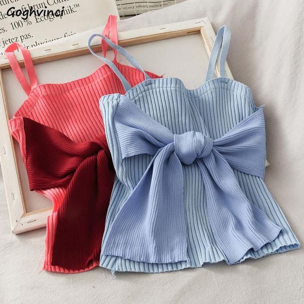 women's tanks & camis women big bow patchwork strap simple sweet girls knitted cropped ulzzang korean leisure female ins soft, White
women's tanks & camis women big bow patchwork strap simple sweet girls knitted cropped ulzzang korean leisure female ins soft, White