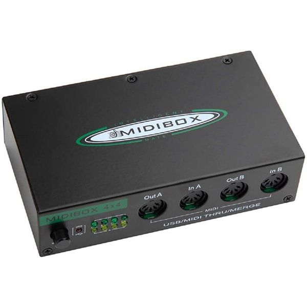 controllers midi box musical instruments usb interface merge thru 64 channels 
controllers midi box musical instruments usb interface merge thru 64 channels