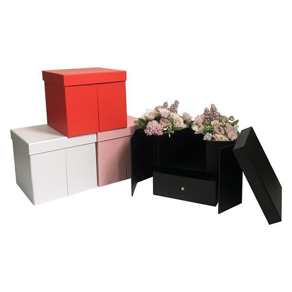 gift wrap 1 pc flower box fashion square double side opening high-end with storage drawer for gifts like make-ups, et
gift wrap 1 pc flower box fashion square double side opening high-end with storage drawer for gifts like make-ups, et