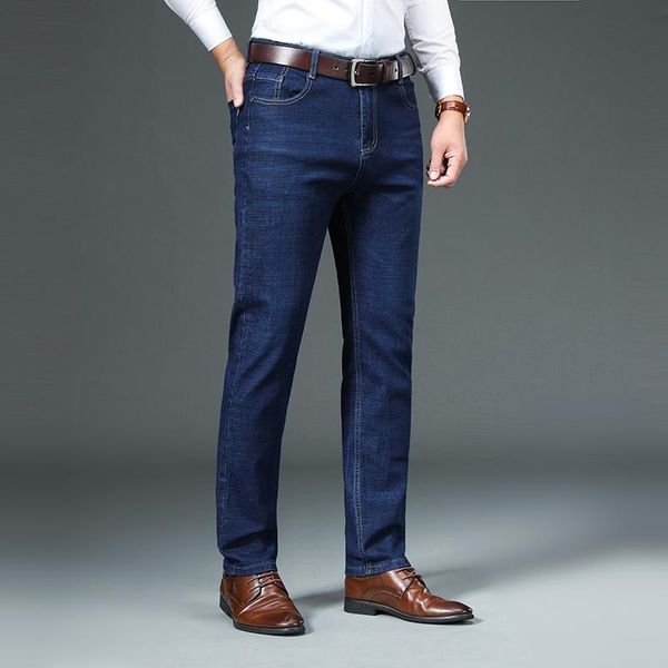 men's jeans 40 42 oversized straight brand loose casual pants stretch cotton business simple and versatile, Blue
men's jeans 40 42 oversized straight brand loose casual pants stretch cotton business simple and versatile, Blue