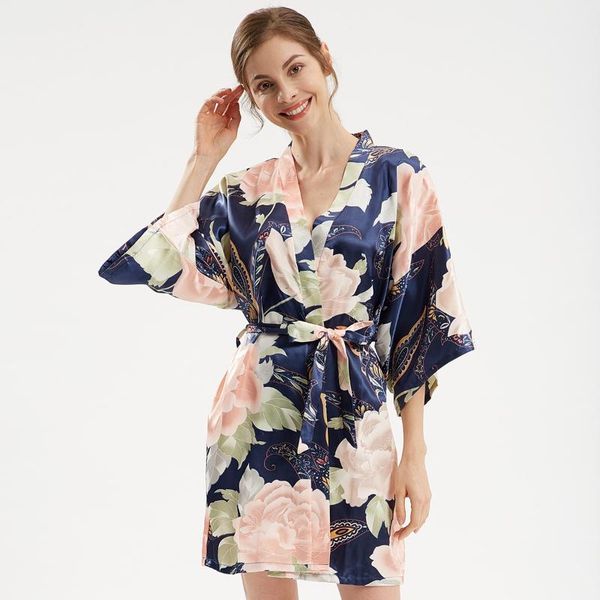 women's sleepwear female bathrobe print flower nightdress satin kimono gown silky bride bridesmaid wedding robe soft home clothes, Black;red
women's sleepwear female bathrobe print flower nightdress satin kimono gown silky bride bridesmaid wedding robe soft home clothes, Black;red