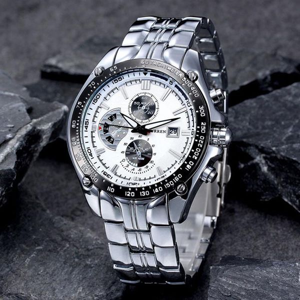 wristwatches curren fashion full stainless steel watch for men casual army military quartz watches wristwatch water resistant 30m 8083, Slivery;brown
wristwatches curren fashion full stainless steel watch for men casual army military quartz watches wristwatch water resistant 30m 8083, Slivery;brown