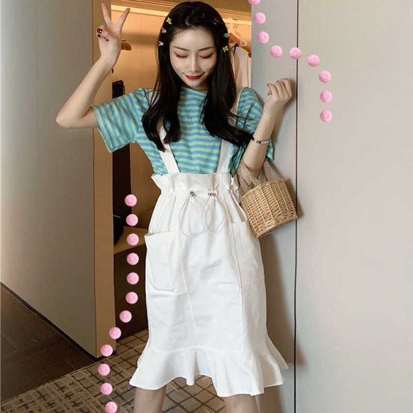 skirts two piece set women korean style school striped tshirt and frill drawstring high waisted bud suspender suits eh4l, Black
skirts two piece set women korean style school striped tshirt and frill drawstring high waisted bud suspender suits eh4l, Black