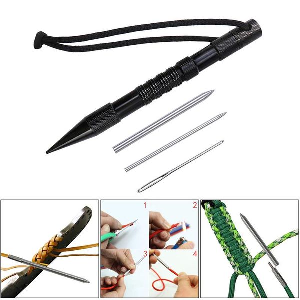 outdoor gadgets 4/9/12pcs paracord lacing needles stainless steel tool set fid stitching tools
outdoor gadgets 4/9/12pcs paracord lacing needles stainless steel tool set fid stitching tools