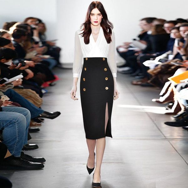 casual dresses nine points sleeve pleated bump color spell receives pockets hip split career step the dress 2021 in early spring, Black;gray
casual dresses nine points sleeve pleated bump color spell receives pockets hip split career step the dress 2021 in early spring, Black;gray