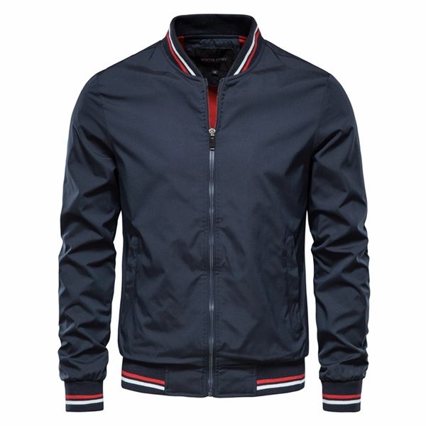 aiopeson solid color bomber jacket men casual slim fit baseball mens jackets autumn fashion jackets male 210818, Black;brown
aiopeson solid color bomber jacket men casual slim fit baseball mens jackets autumn fashion jackets male 210818, Black;brown
