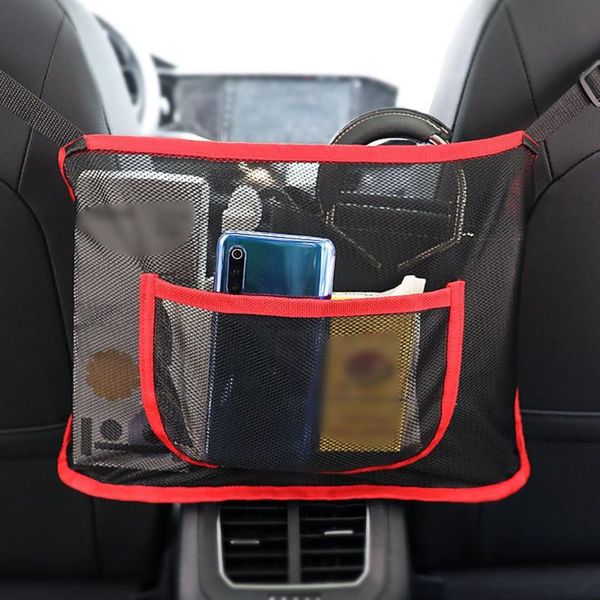 car organizer seat storage net pocket exquisite bag back folding convenience double side 
car organizer seat storage net pocket exquisite bag back folding convenience double side