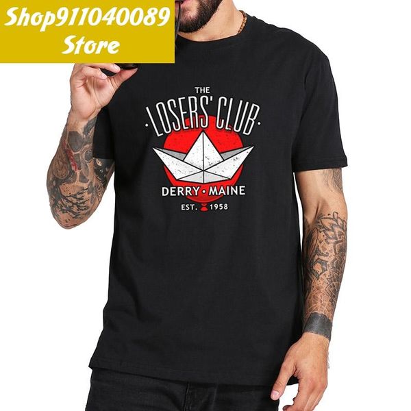 men's t-shirts stephen king's it the losers club t shirt derry maine horror movie tshirt breathable crew neck tee, White;black
men's t-shirts stephen king's it the losers club t shirt derry maine horror movie tshirt breathable crew neck tee, White;black
