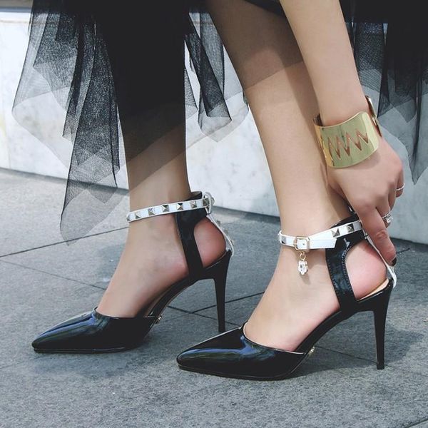 big size high heels sandals women shoes woman summer ladies willow nail with slim high heel hollow sandals, Black
big size high heels sandals women shoes woman summer ladies willow nail with slim high heel hollow sandals, Black