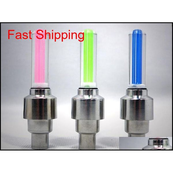 new novelty car bike led flash tyre light wheel valve stem cap lamp motorbicycle wheel light with tracking numb jlliul otsweet, Silver 
new novelty car bike led flash tyre light wheel valve stem cap lamp motorbicycle wheel light with tracking numb jlliul otsweet, Silver