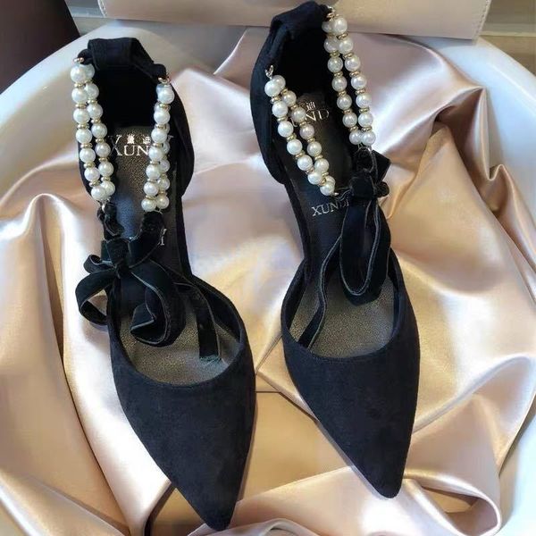 dress shoes luxury summer prom outdoor high heels zapatillas women jelly pointed toe sandals for women's pumps a086, Black
dress shoes luxury summer prom outdoor high heels zapatillas women jelly pointed toe sandals for women's pumps a086, Black