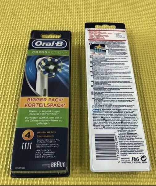 oral-b eb50-4 cross action heads sensitive replacement toothbrush for electric tooth brush hygiene care oral cleaning
oral-b eb50-4 cross action heads sensitive replacement toothbrush for electric tooth brush hygiene care oral cleaning