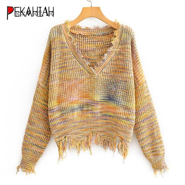 women's sweaters autumn eurpean style vintage v-neck tassel knitted sweater fashion slim long sleeve loose pullover lady casual broken, White;black
women's sweaters autumn eurpean style vintage v-neck tassel knitted sweater fashion slim long sleeve loose pullover lady casual broken, White;black