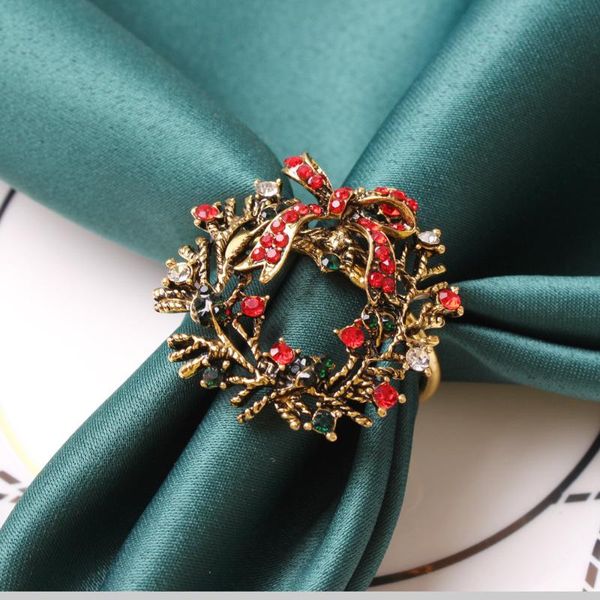 napkin rings 10 / pcs christmas wreath ring buckle western restaurant el tableware table of freight
napkin rings 10 / pcs christmas wreath ring buckle western restaurant el tableware table of freight