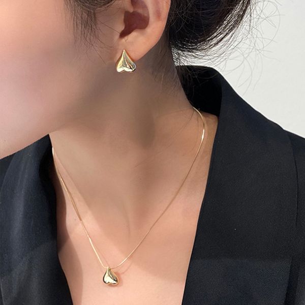 pendant korean simple dign geometric love necklace metal cold wind temperament personalized fashion net red pendant female, White
pendant korean simple dign geometric love necklace metal cold wind temperament personalized fashion net red pendant female, White