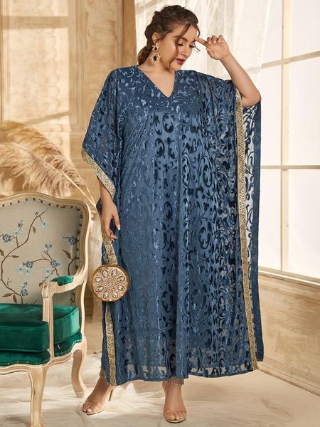 plus size dresses 2021 autumn fashion stitching elegant office maxi dress modest muslim robe african abaya woman blue, Black
plus size dresses 2021 autumn fashion stitching elegant office maxi dress modest muslim robe african abaya woman blue, Black
