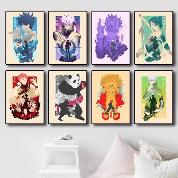 paintings japanese cartoon anime figure jujutsu kaisen art home wall decoration picture kids room game quality canvas painting posters
paintings japanese cartoon anime figure jujutsu kaisen art home wall decoration picture kids room game quality canvas painting posters