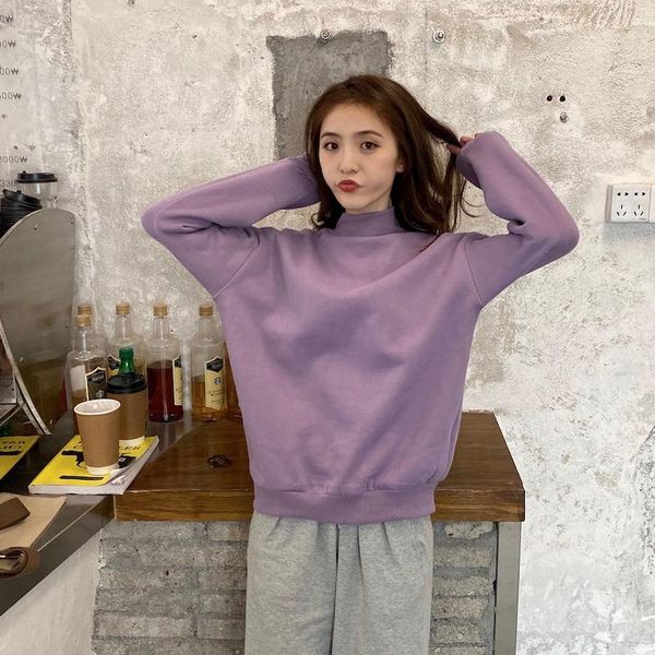 women's hoodies & sweatshirts neophil 2021 fall winter pullover sweatershirt drop-shoulder long sleeve stand neck casual oversize loose, Black
women's hoodies & sweatshirts neophil 2021 fall winter pullover sweatershirt drop-shoulder long sleeve stand neck casual oversize loose, Black