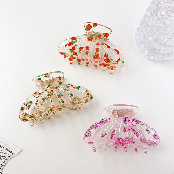 hair clips & barrettes 2021 korea butterfly clip fruit series acrylic exquisite accessories cute headdress catch large 9cm, Golden;silver
hair clips & barrettes 2021 korea butterfly clip fruit series acrylic exquisite accessories cute headdress catch large 9cm, Golden;silver