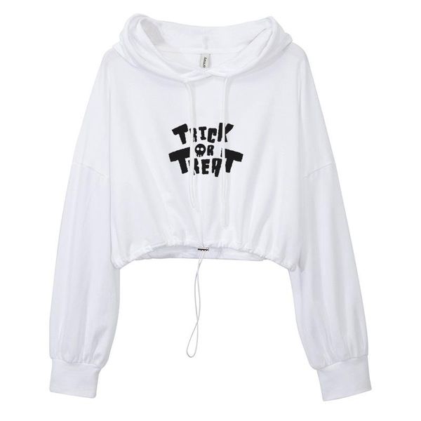 women's hoodies & sweatshirts halloween women cropped hooded 100% cotton long sleeve trick or treat print drawstring oversized hoodie p, Black
women's hoodies & sweatshirts halloween women cropped hooded 100% cotton long sleeve trick or treat print drawstring oversized hoodie p, Black