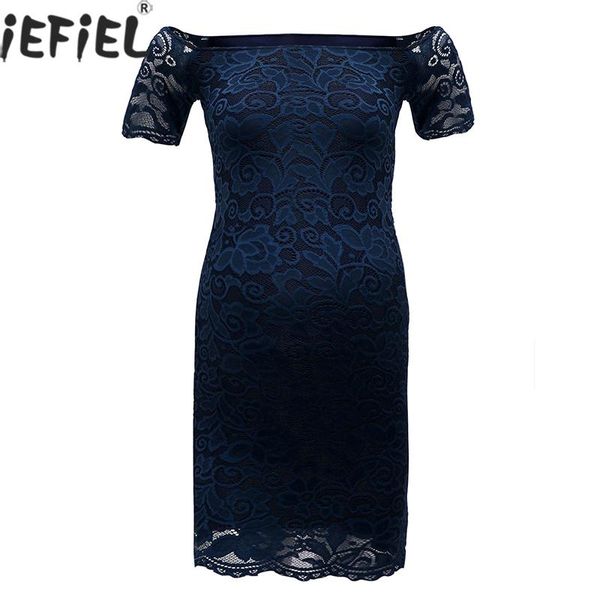 maternity dresses off shoulder dress pregnancy clothes lace pregnant women bodycon backless knee length fitted, White
maternity dresses off shoulder dress pregnancy clothes lace pregnant women bodycon backless knee length fitted, White