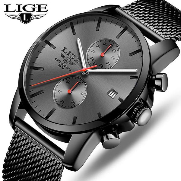 wristwatches mens watches lige business watch men chronograph full steel waterproof analog quartz wristwatch male clock+box, Slivery;brown
wristwatches mens watches lige business watch men chronograph full steel waterproof analog quartz wristwatch male clock+box, Slivery;brown