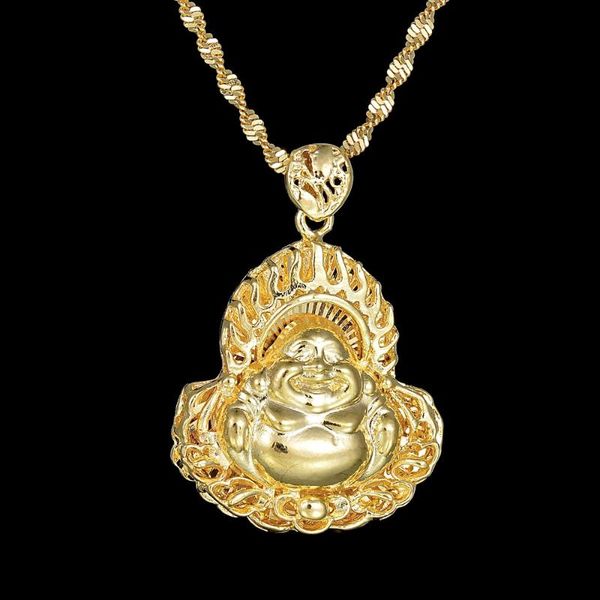 pendant necklaces stainless steel chinese style buddha gold color copper pendants bodhisattva necklace men women collar mujer, Silver
pendant necklaces stainless steel chinese style buddha gold color copper pendants bodhisattva necklace men women collar mujer, Silver
