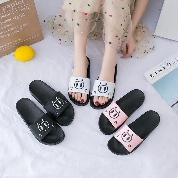 slippers women summer home non-slip indoor cartoon pig thick-soled bathroom can be wet and wear sandals, Black
slippers women summer home non-slip indoor cartoon pig thick-soled bathroom can be wet and wear sandals, Black