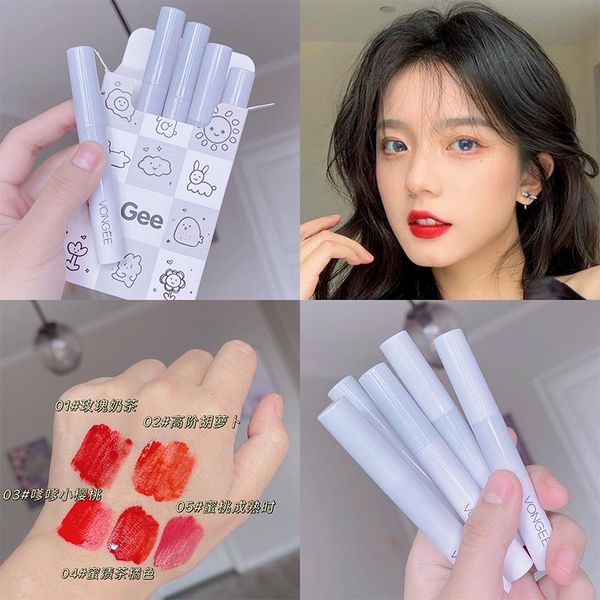 lip gloss 5pcs/set liquid glazed moisturizer velvet matte lipstick color waterproof long lasting makeup mud cosmetic
lip gloss 5pcs/set liquid glazed moisturizer velvet matte lipstick color waterproof long lasting makeup mud cosmetic