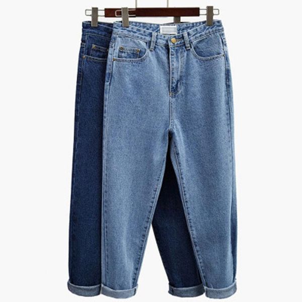 women's jeans women high waist fashion loose skinny directly cuffless trousers wide denim pants, Blue
women's jeans women high waist fashion loose skinny directly cuffless trousers wide denim pants, Blue