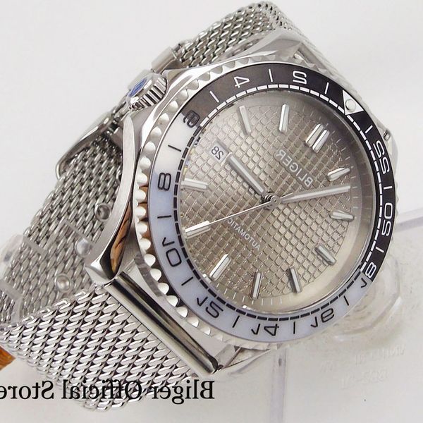 bliger luxury type mechanical men watch grey dial sapphire glass rotating bezel steel band miyota movement, Slivery;brown
bliger luxury type mechanical men watch grey dial sapphire glass rotating bezel steel band miyota movement, Slivery;brown
